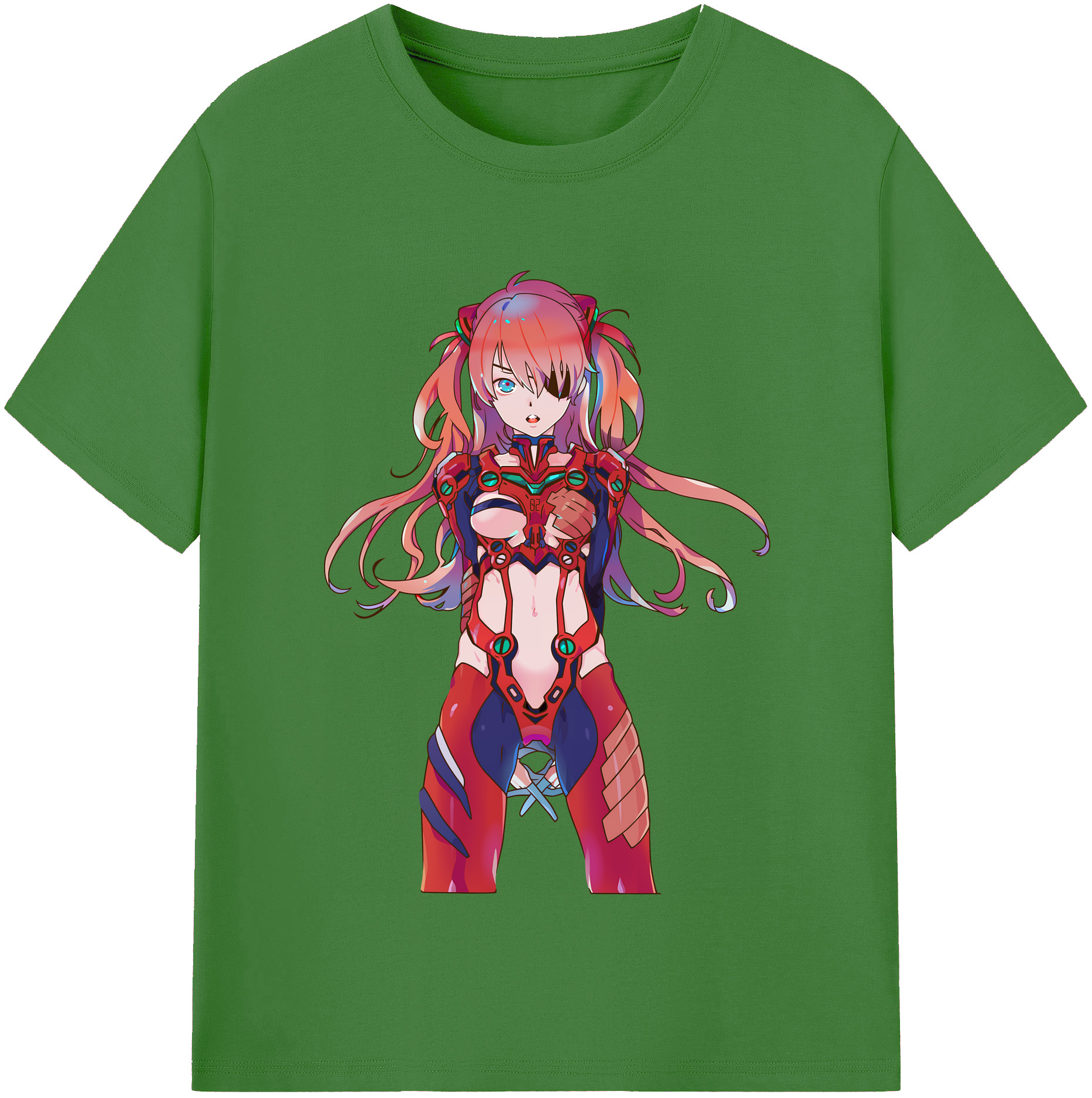 （画像用） EVA 新世紀エヴァンゲリオン レディースカジュアルプリントTシャツ（綿100％）